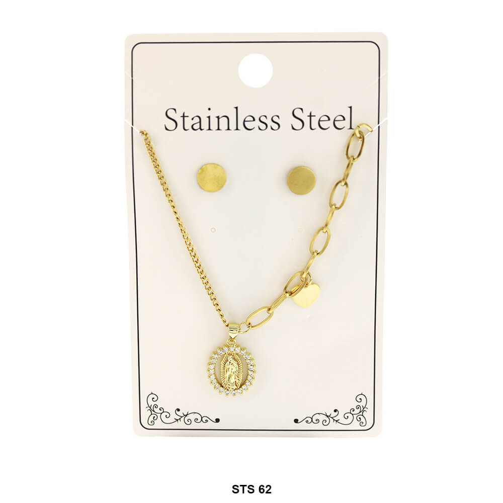 Stainless Steel Necklace Set STS 62