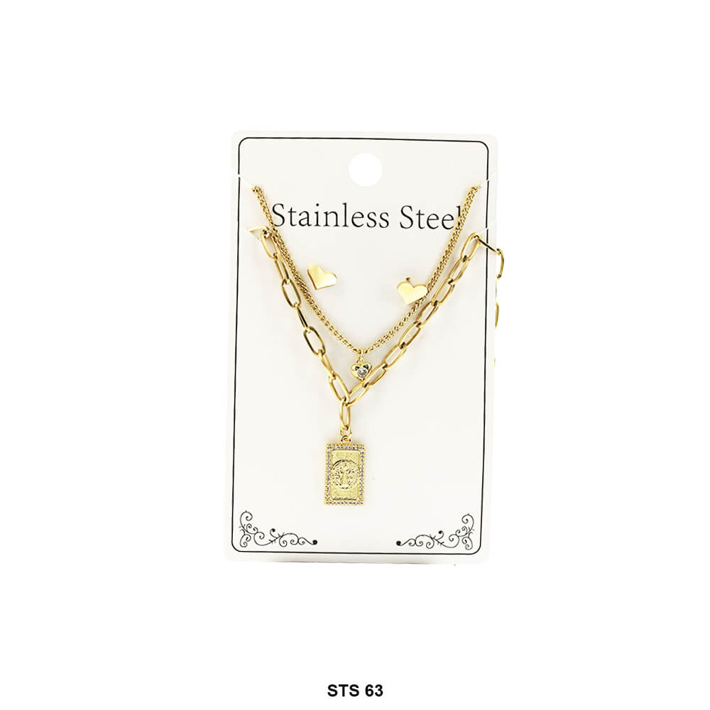 Stainless Steel Necklace Set STS 63