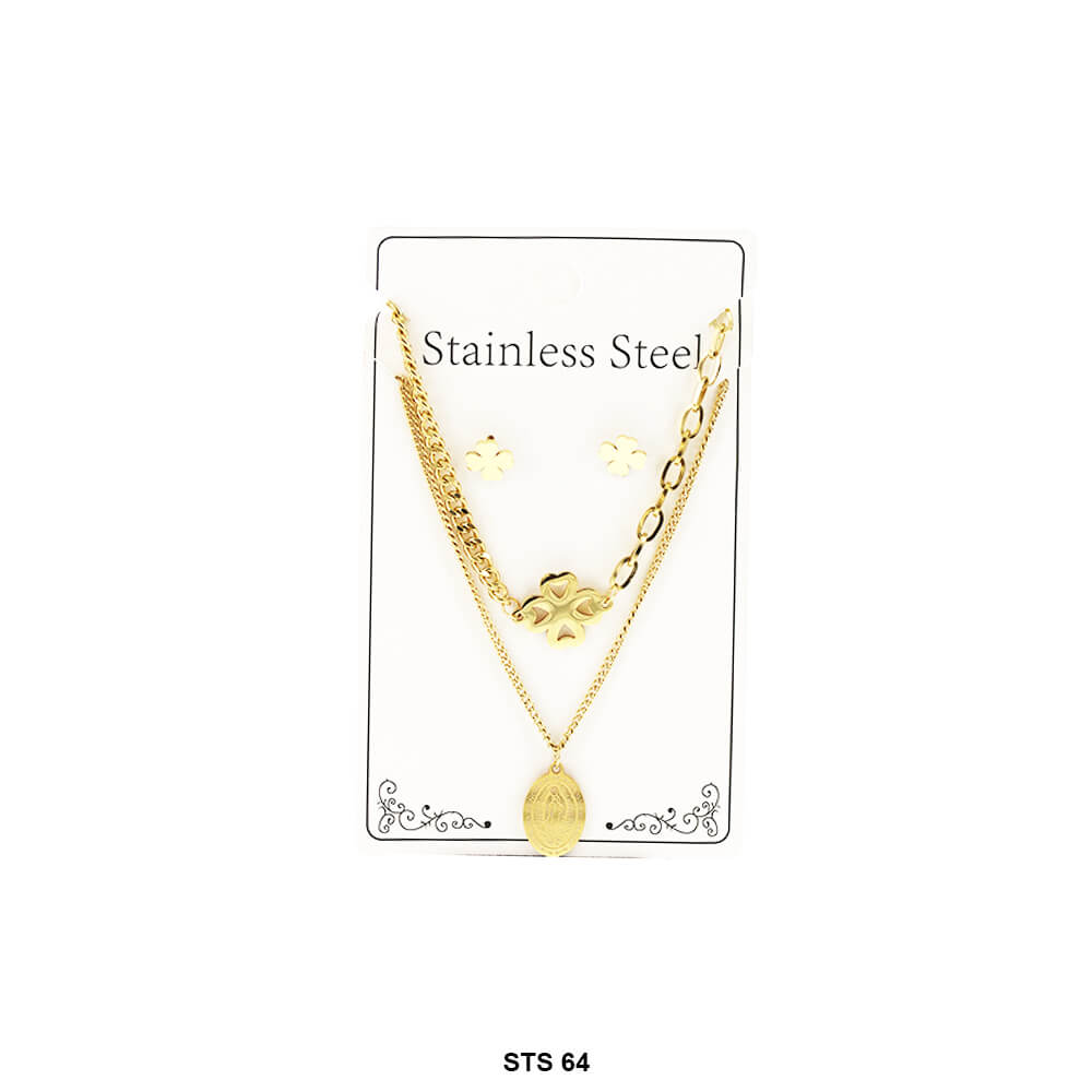 Stainless Steel Necklace Set STS 64