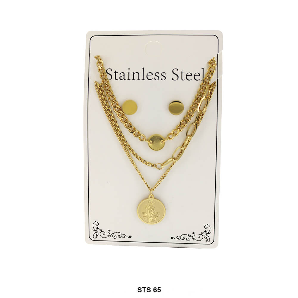 Stainless Steel Necklace Set STS 65