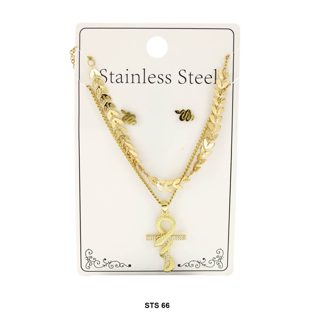 Stainless Steel Necklace Set STS 66