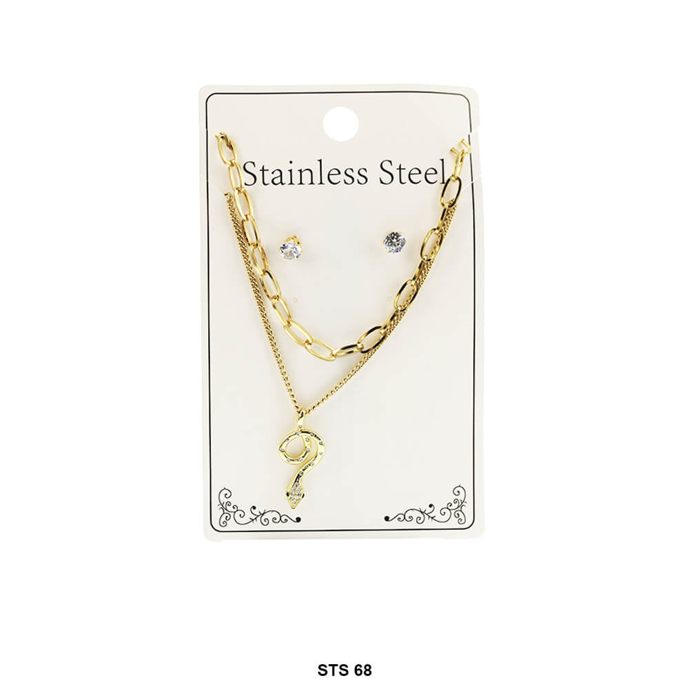 Stainless Steel Necklace Set STS 68