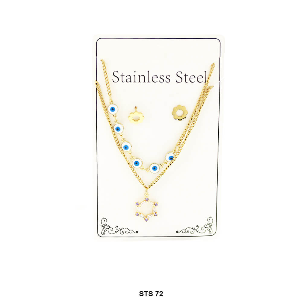 Stainless Steel Necklace Set STS 72