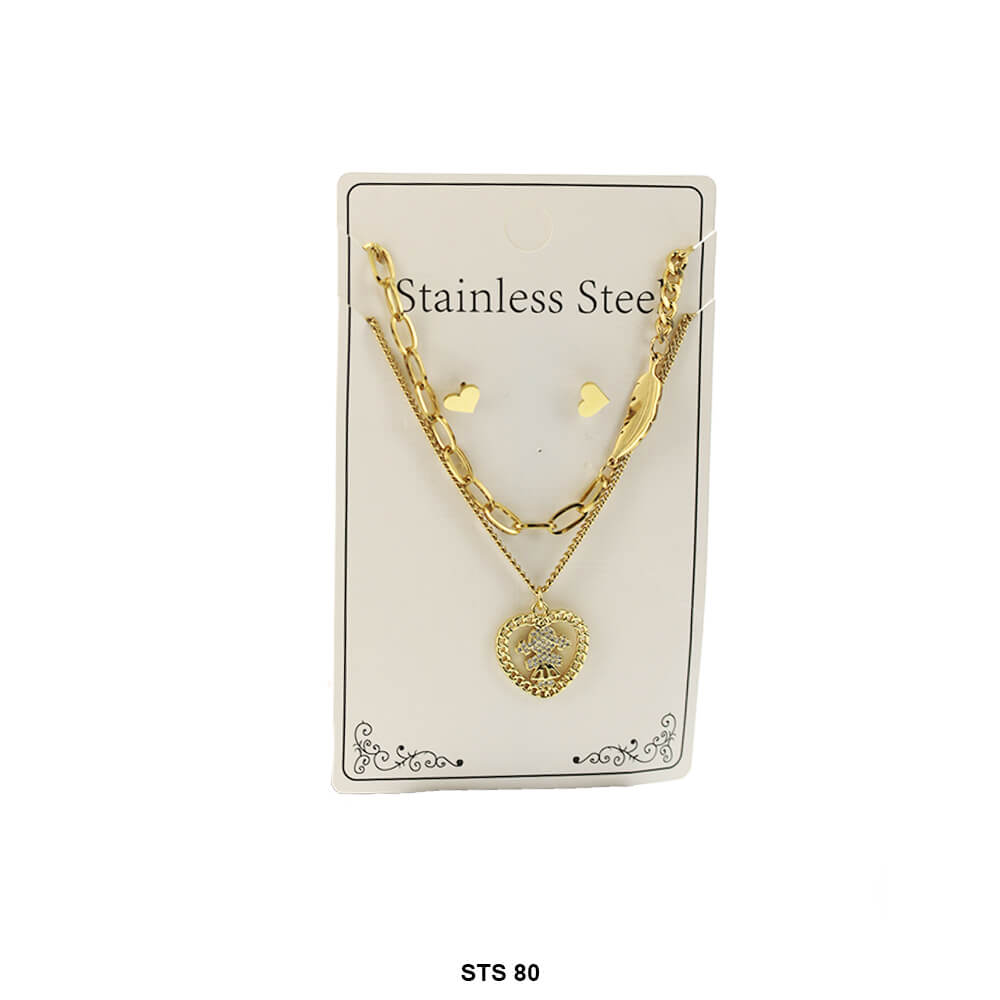 Stainless Steel Necklace Set STS 80