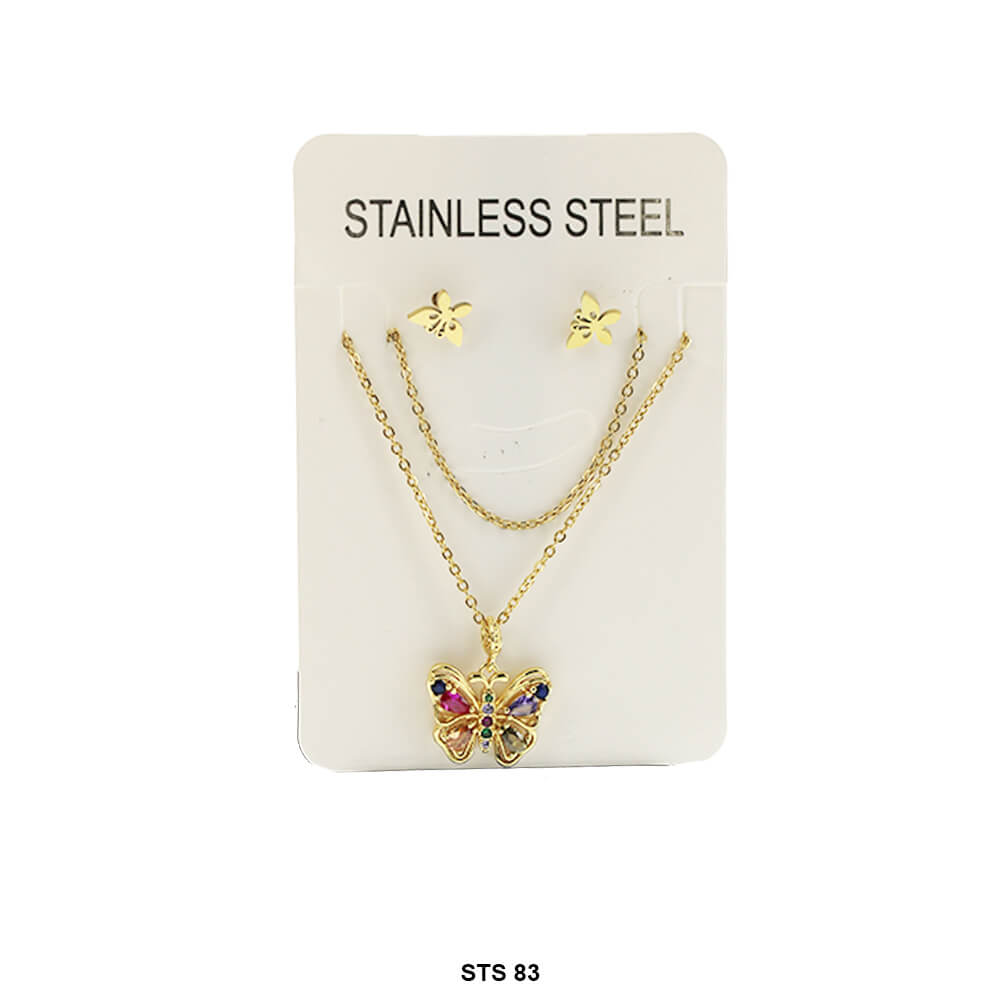 Stainless Steel Necklace Set STS 83