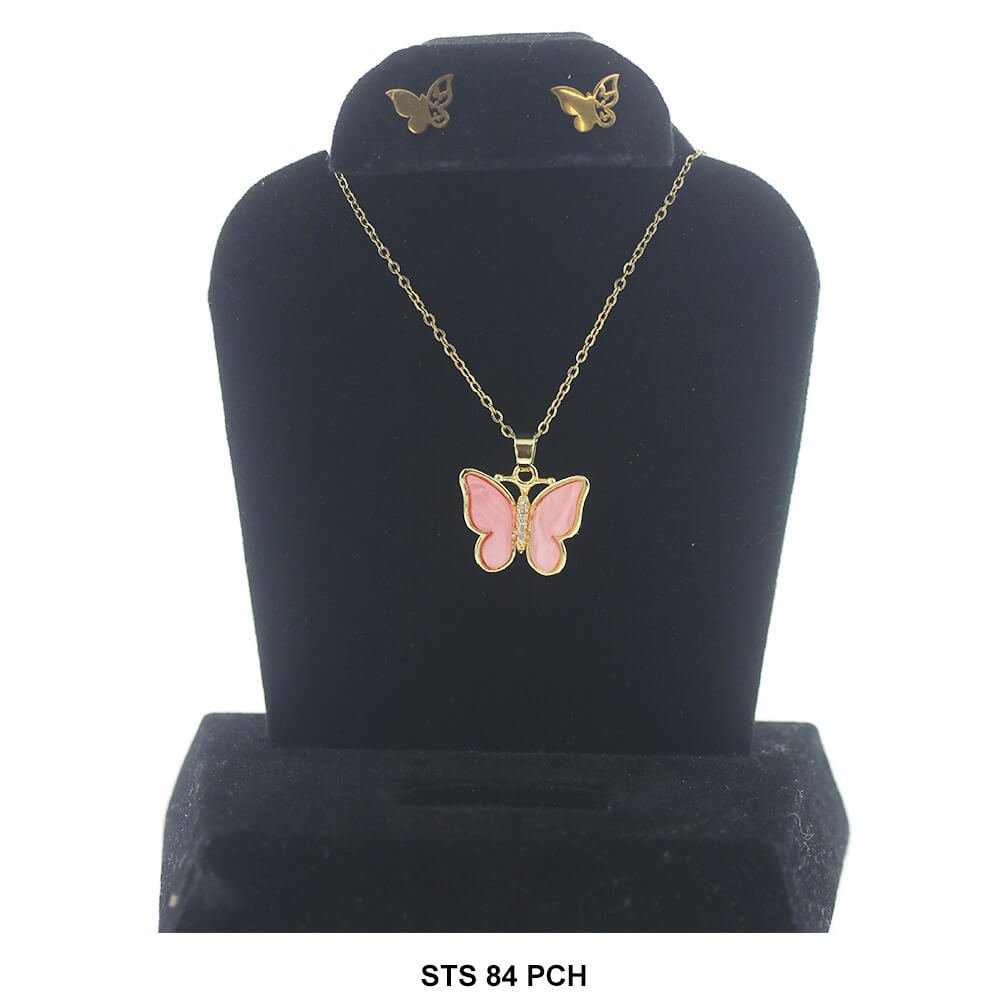 Butterfly Necklace Set STS 84 PCH