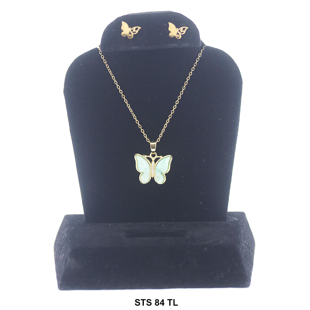 Butterfly Necklace Set STS 84 TL