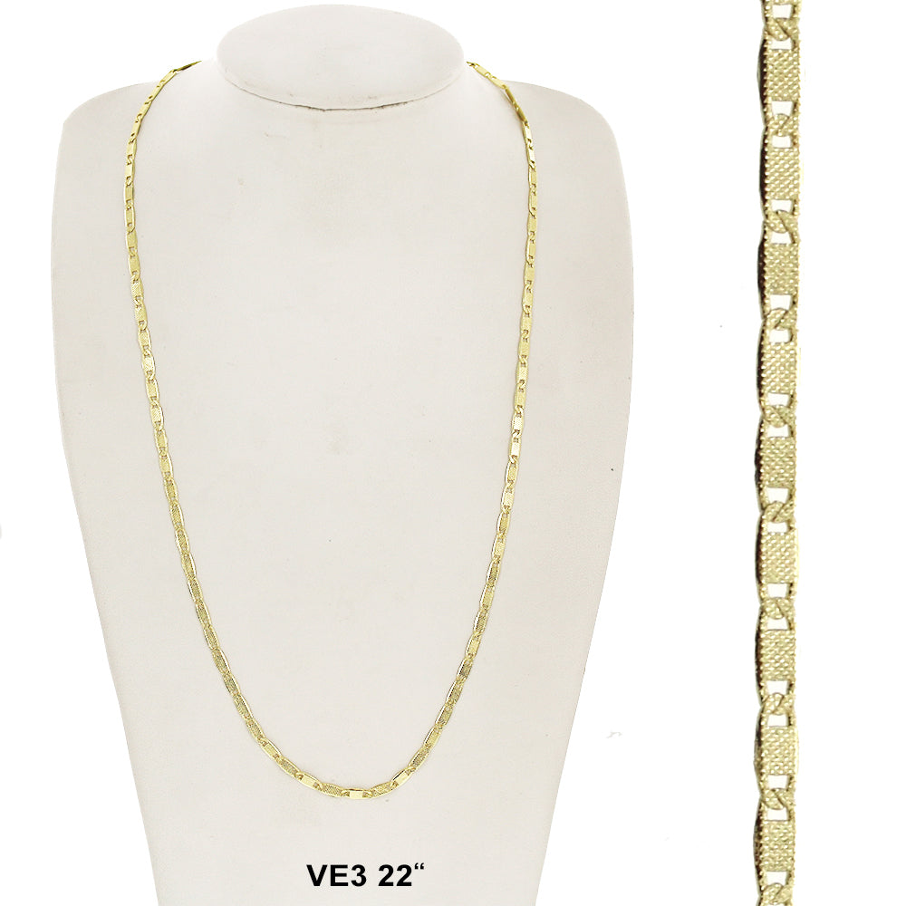 Engraved Chain Model 3 MM V Engraved Chain VE3 – Kaashusa